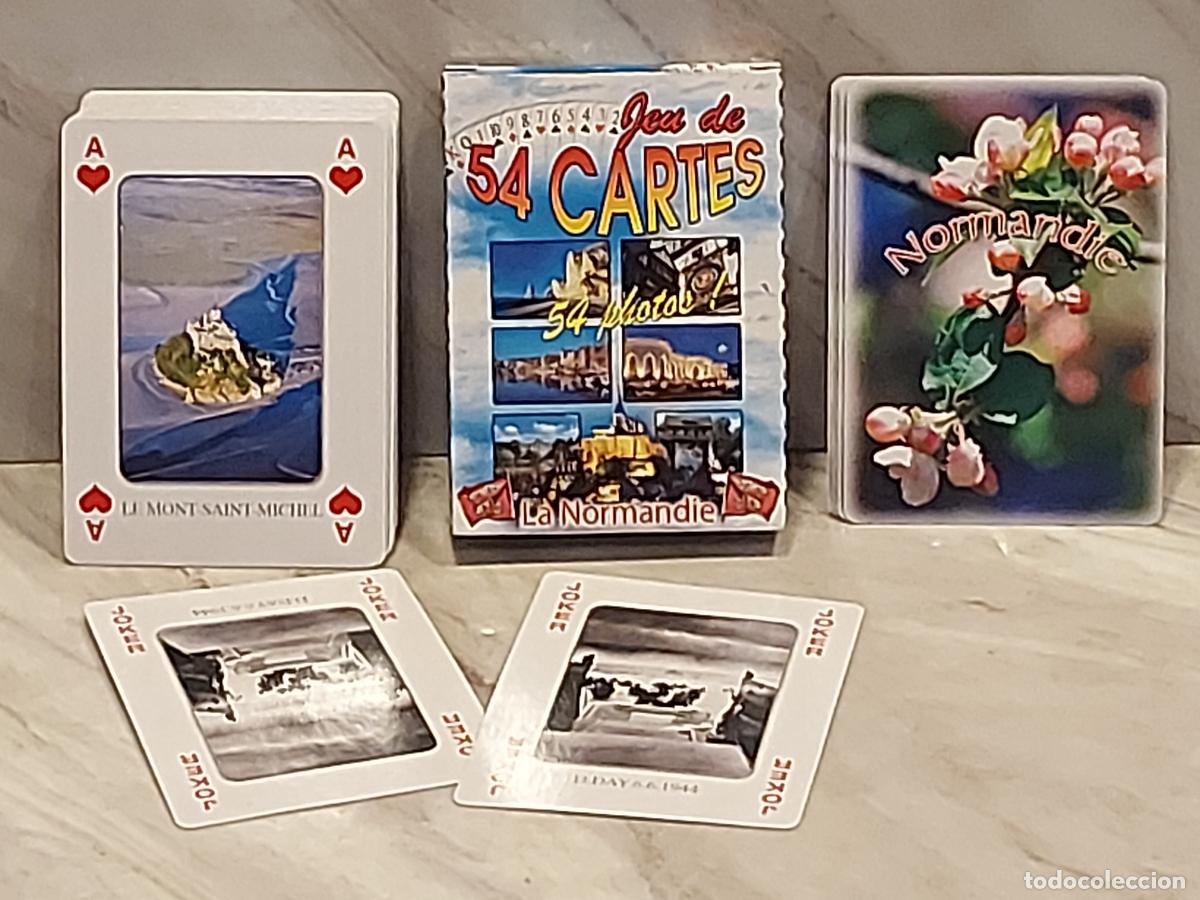 Barajas de cartas: BARAJA NORMAND&Iacute;A | 54 CARTAS CON FOTOGRAF&Iacute;AS | FRANCIA | NUEVA SIN USO