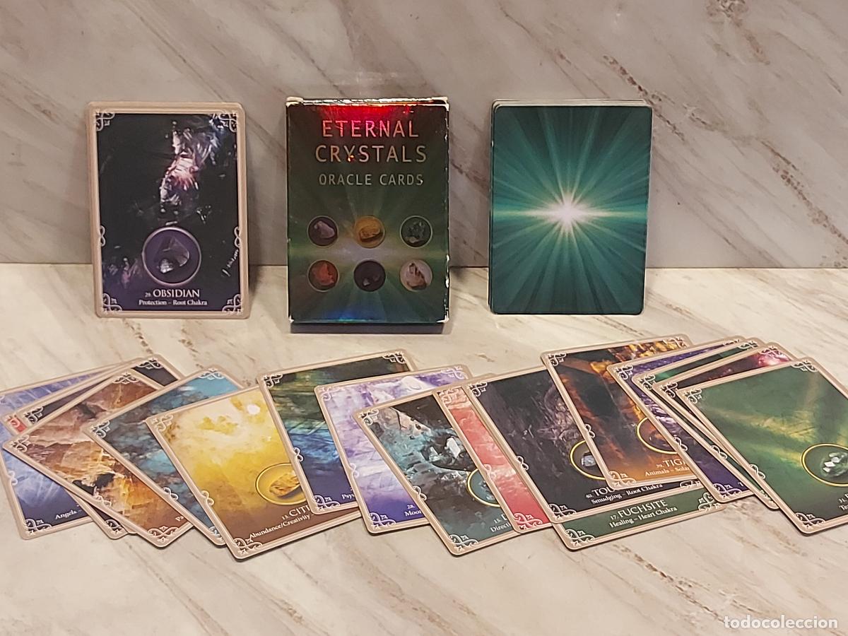 Barajas de cartas: ETERNAL CRYSTALS ORACLE CARDS | 44 CARTAS | JADE-SKY | EXCELENTE ESTADO