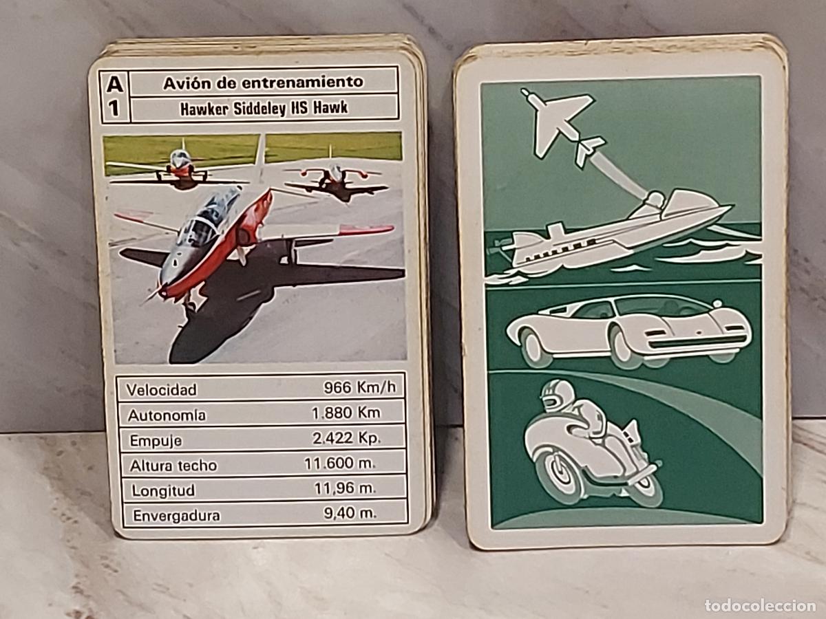 Barajas de cartas: BARAJA FOURNIER | AVIONES Y HELIC&Oacute;PTEROS | 1976 | 32 CARTAS | COMPLETA