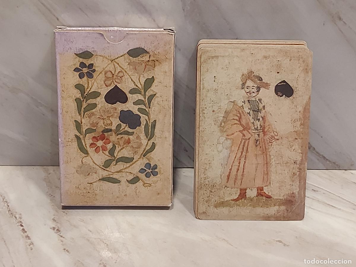 Barajas de cartas: REPRODUCCI&Oacute;N BARAJA HIST&Oacute;RICA | TELA DE SEDA | FRANCIA SIGLO XVII | 36 CARTAS