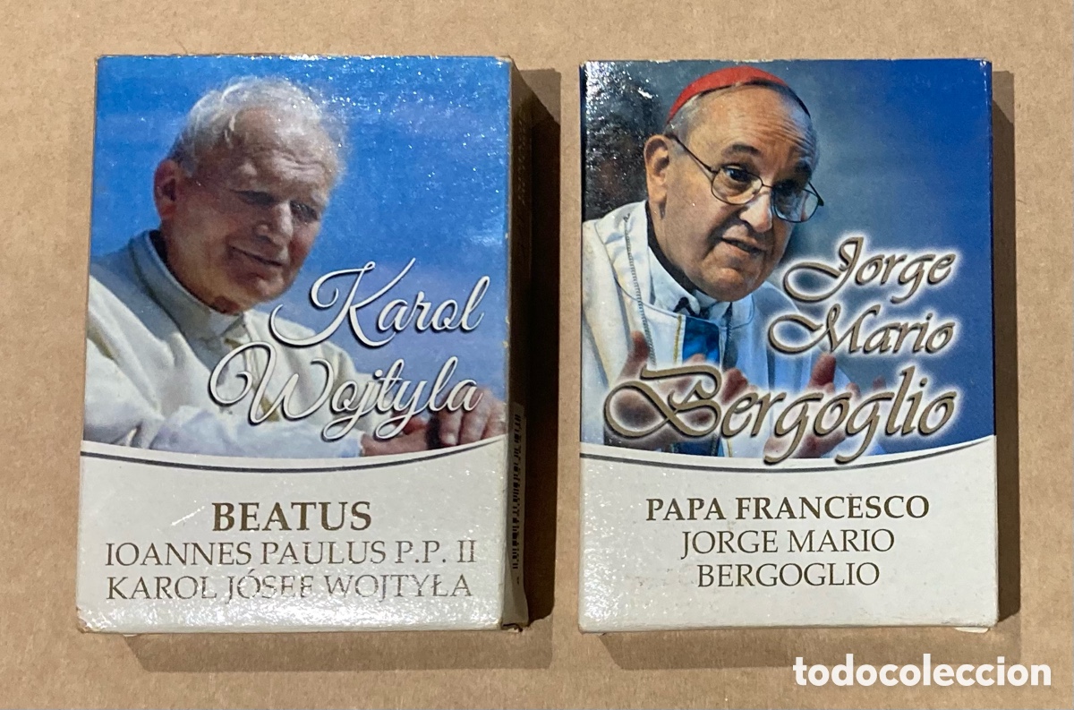 Barajas de cartas: Dos barajas de cartas nuevas de Beatificaci&oacute;n de Juan Pablo II e inicio pontificado de Francesco.