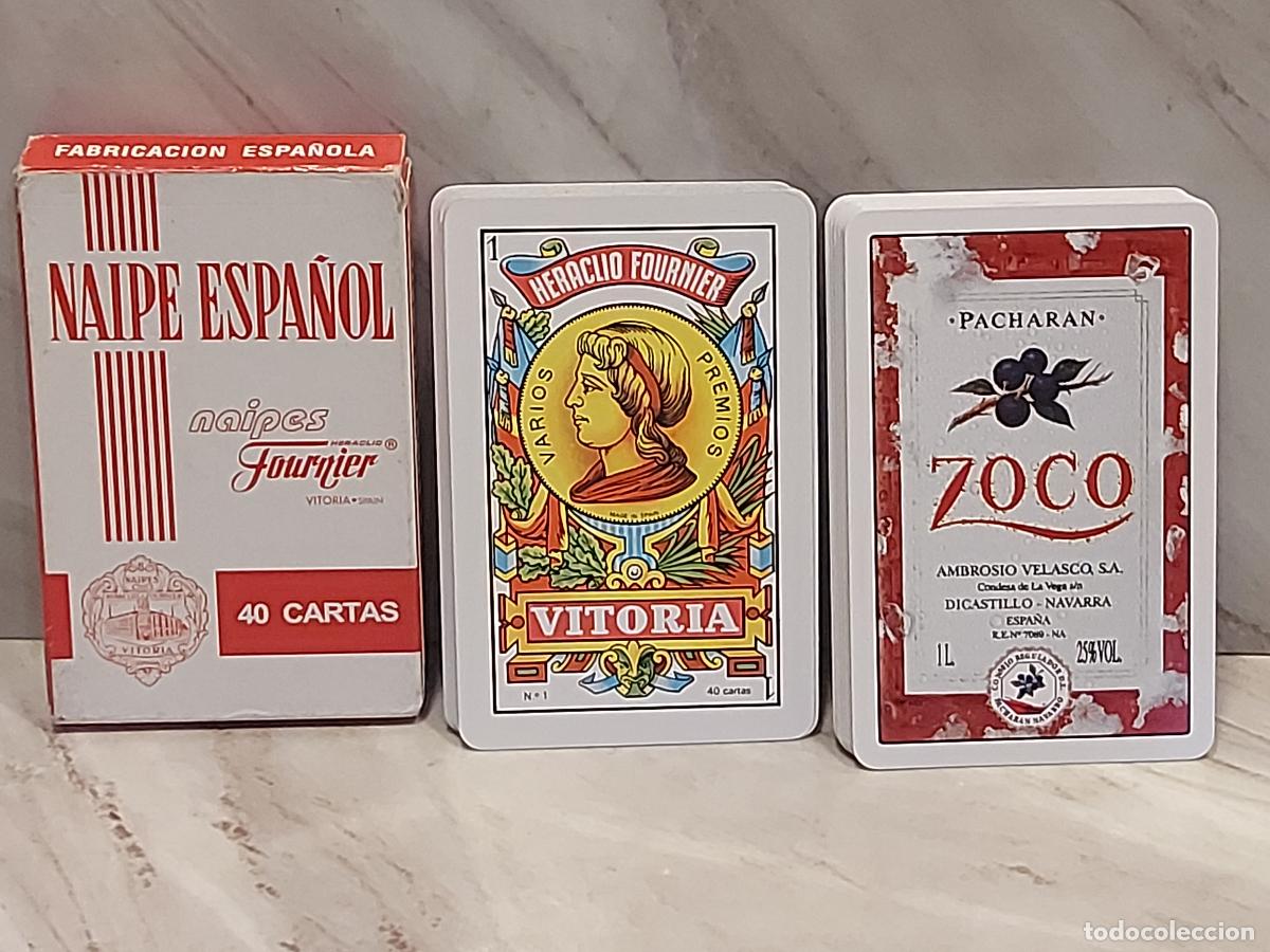 Barajas de cartas: BARAJA ESPA&Ntilde;OLA FOURNIER | PACHAR&Aacute;N ZOCO | PUBLICITARIA | 40 CARTAS