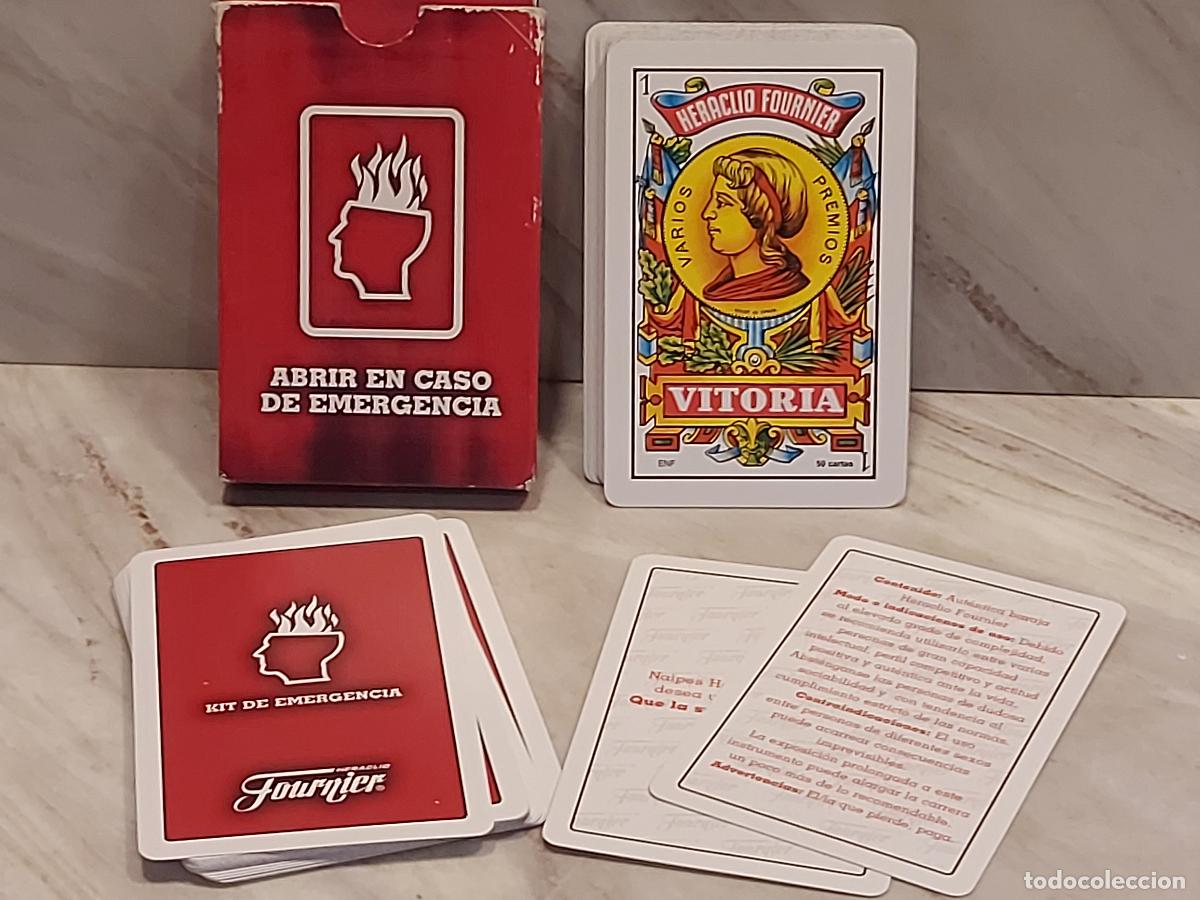 Barajas de cartas: BARAJA FOURNIER KIT DE EMERGENCIA | 50 CARTAS | COMPLETA | NUEVA