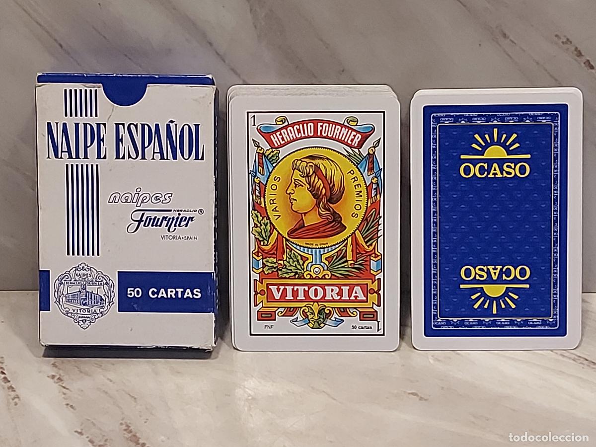 Barajas de cartas: BARAJA ESPA&Ntilde;OLA FOURNIER | OCASO SEGUROS | 50 CARTAS | CAJA ORIGINAL