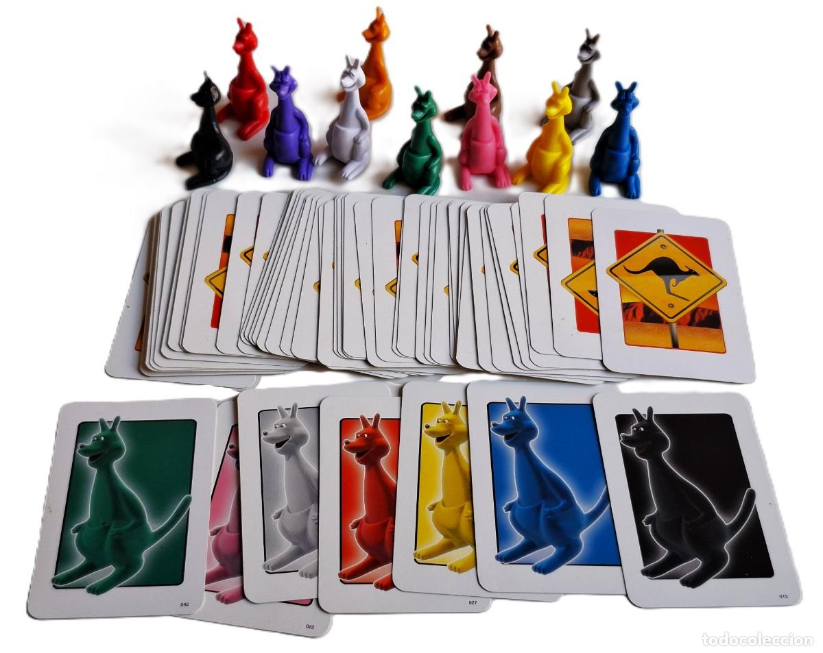 Baralhos de cartas: JUEGO DE NAIPES CON FIGURAS DE CANGUROS DE GOMA DE 5.CM ALTO