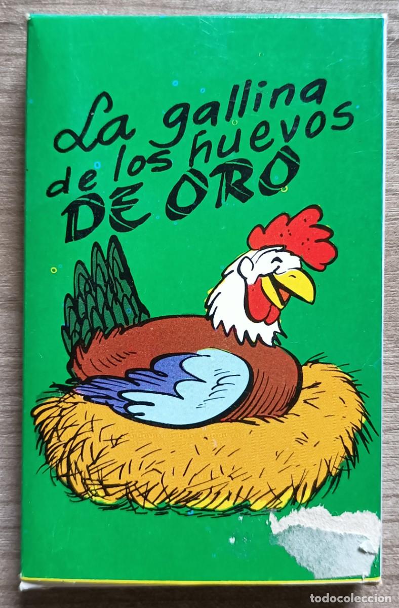 Barajas de cartas: (1) Juego cartas infantil, naipes, baraja Comas, la gallina de los huevos de oro, ver nota