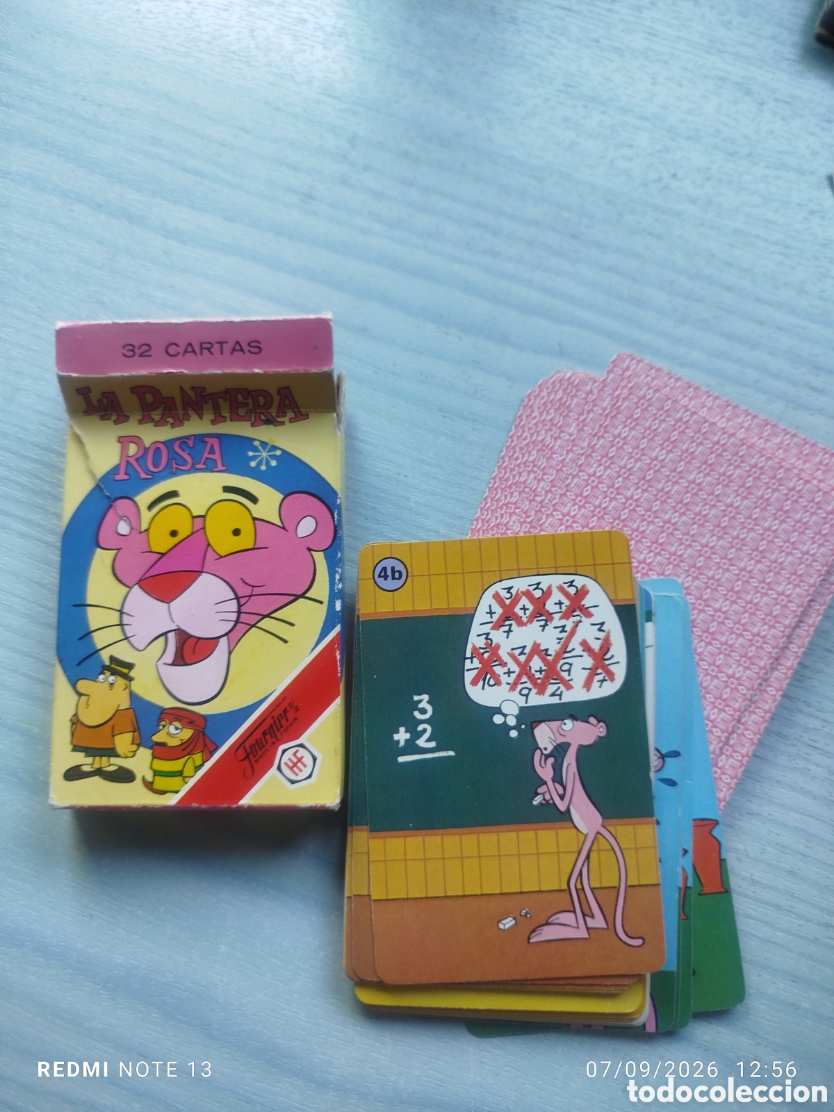 Barajas de cartas: Baraja fournier la pantera rosa 1983
