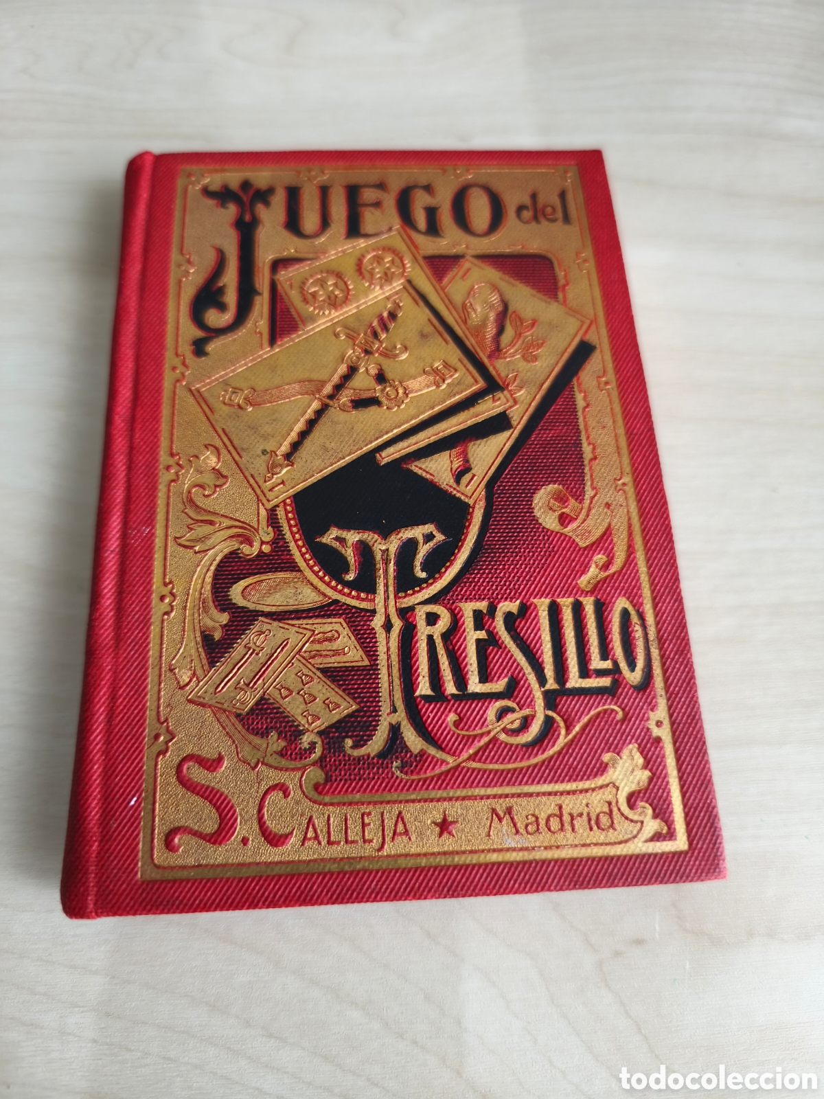 Barajas de cartas: Juego del tresillo. Saturnino Calleja Madrid. 1902. Excelente estado