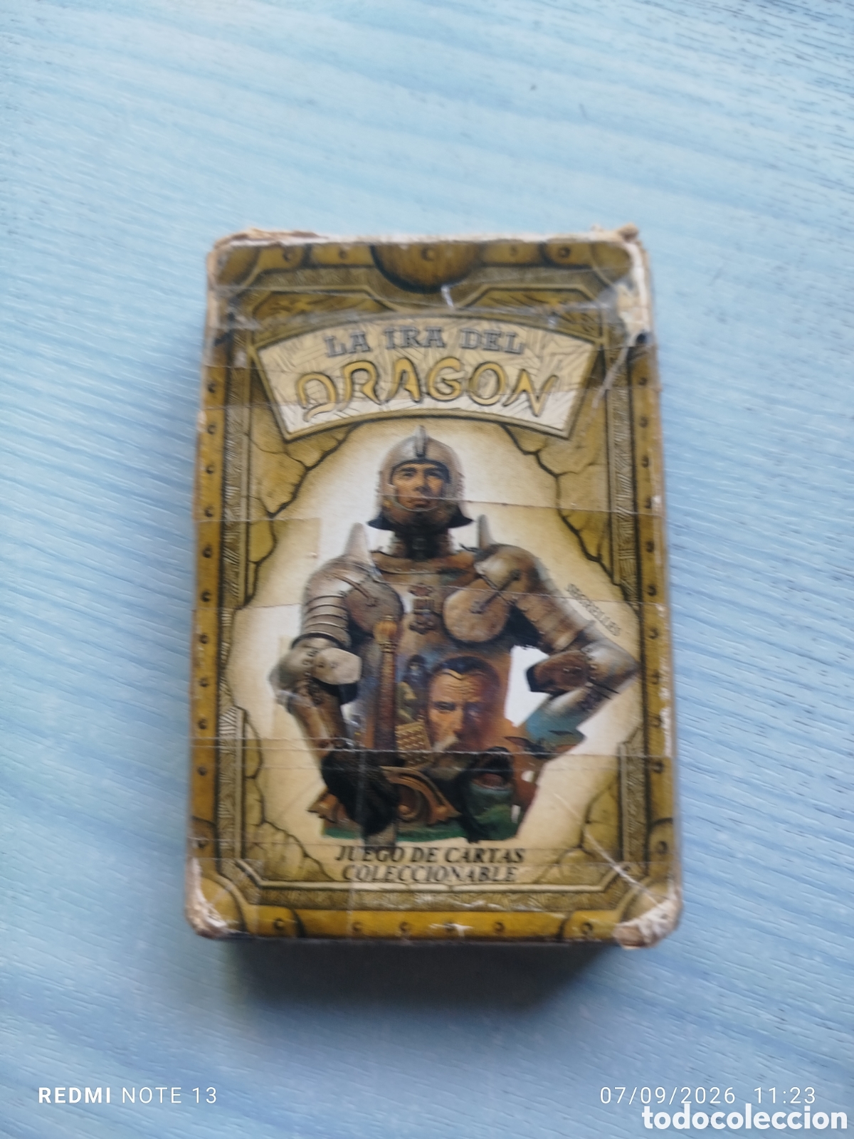 Barajas de cartas: Juego cartas la ira del dragon fournier.a&ntilde;os 90