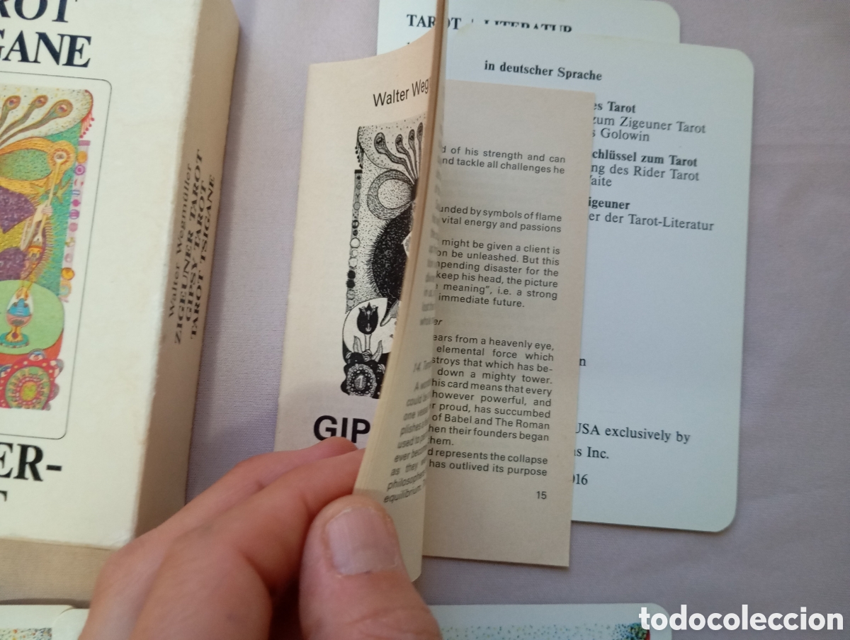 Barajas de cartas: Tzigane Tarot de Walter Wegmuller - Foto 2