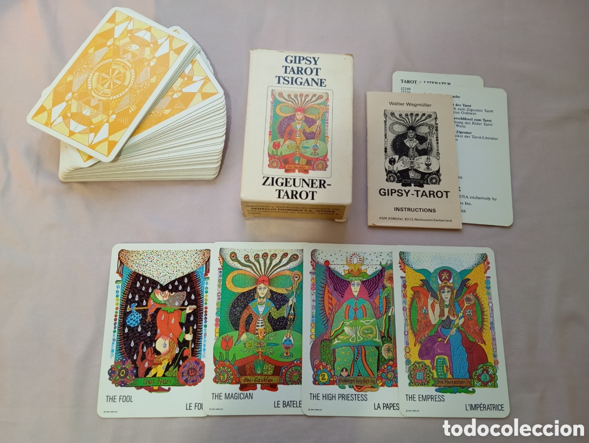 Barajas de cartas: Tzigane Tarot de Walter Wegmuller