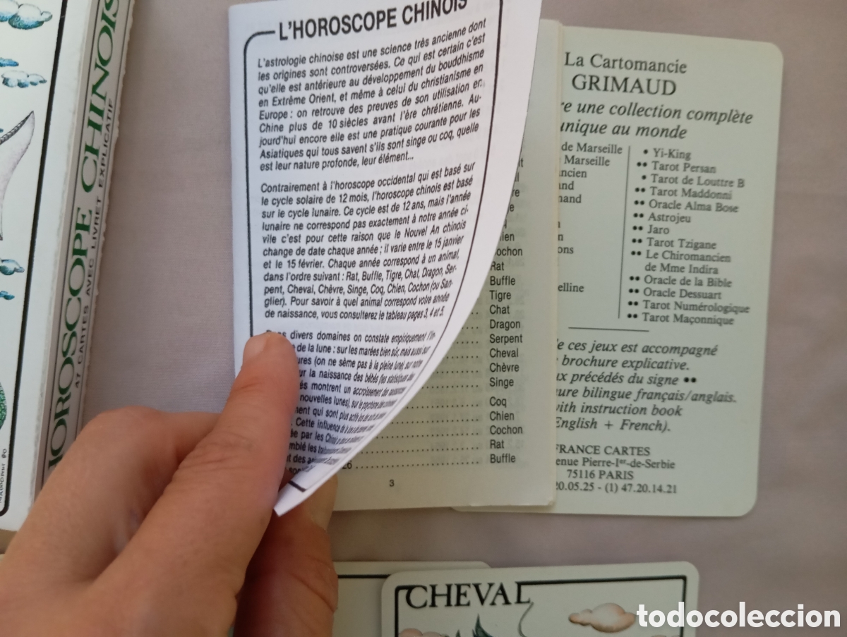 Barajas de cartas: Horoscope Chinois, Grimaud - Foto 4