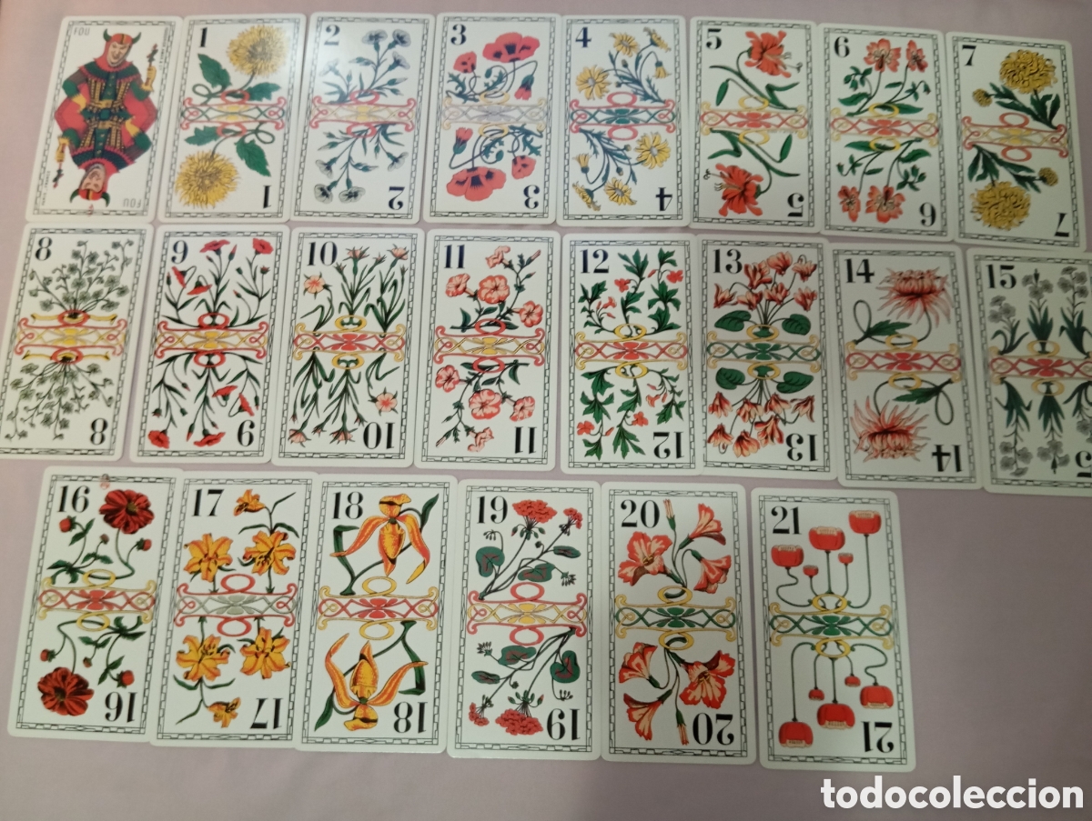 Barajas de cartas: Tarot fran&ccedil;ais des fleurs - Foto 7