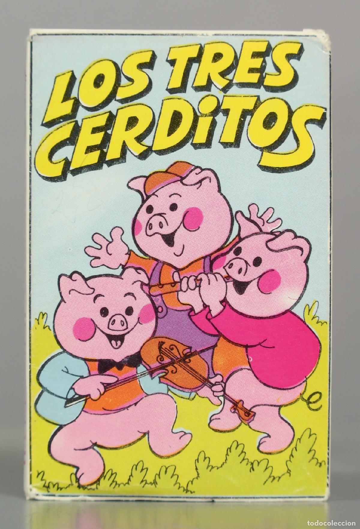 Barajas de cartas: BARAJA DE CARTAS LOS TRES CERDITOS. NAIPES COMAS