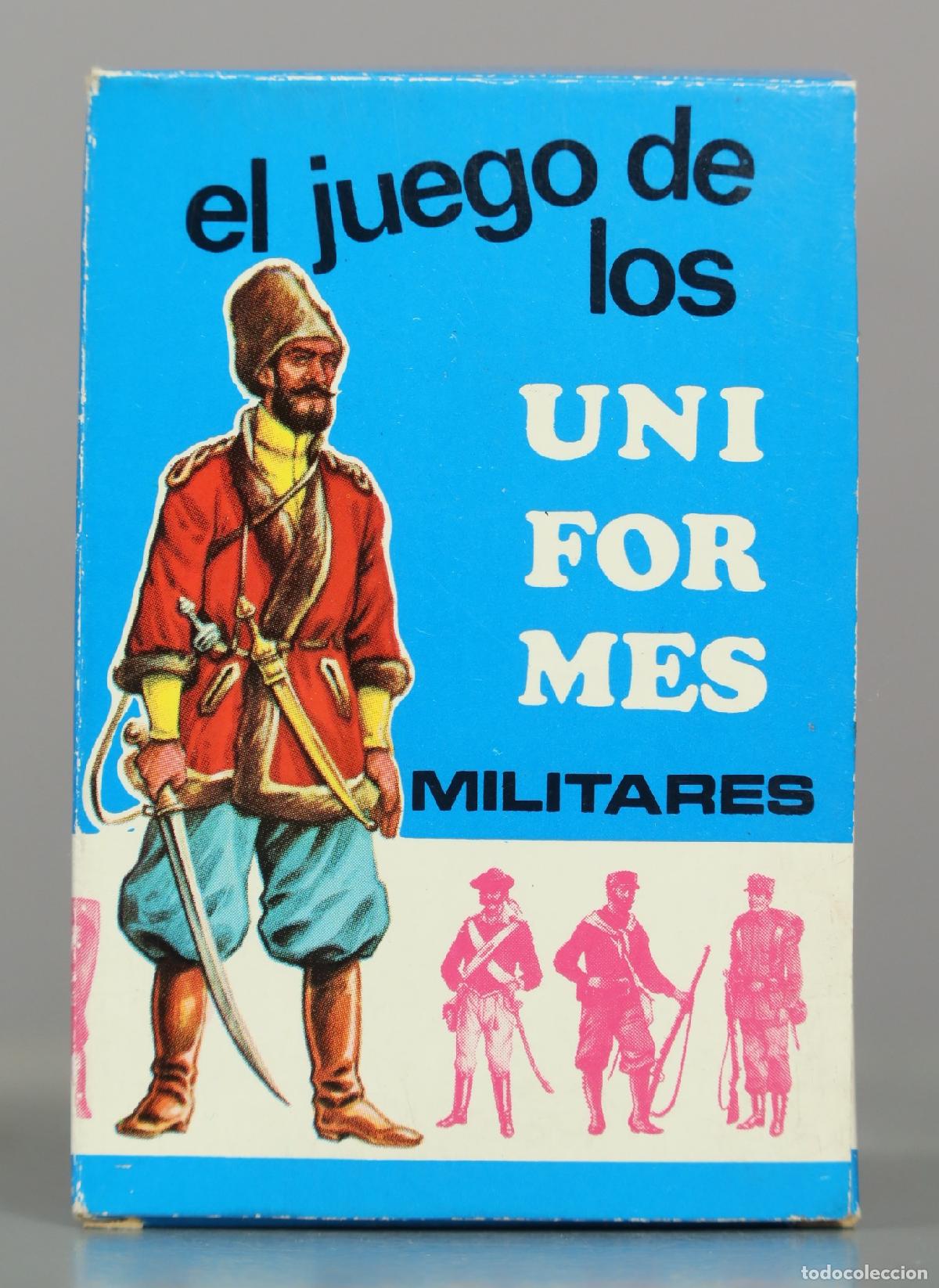 Barajas de cartas: BARAJA. El juego de los uniformes militares - Recreativas