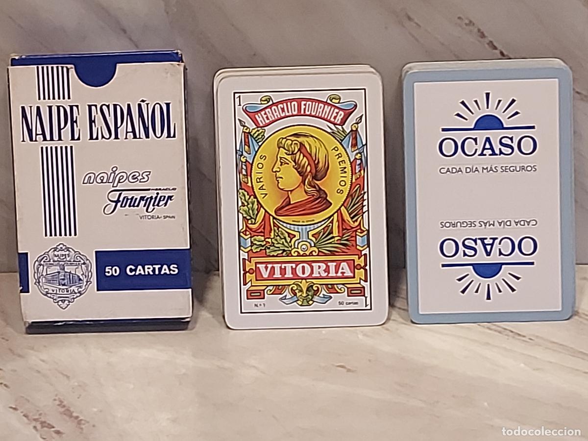 Barajas de cartas: BARAJA ESPA&Ntilde;OLA OCASO &ldquo;CADA D&Iacute;A M&Aacute;S SEGUROS&rdquo; | FOURNIER | 50 CARTAS