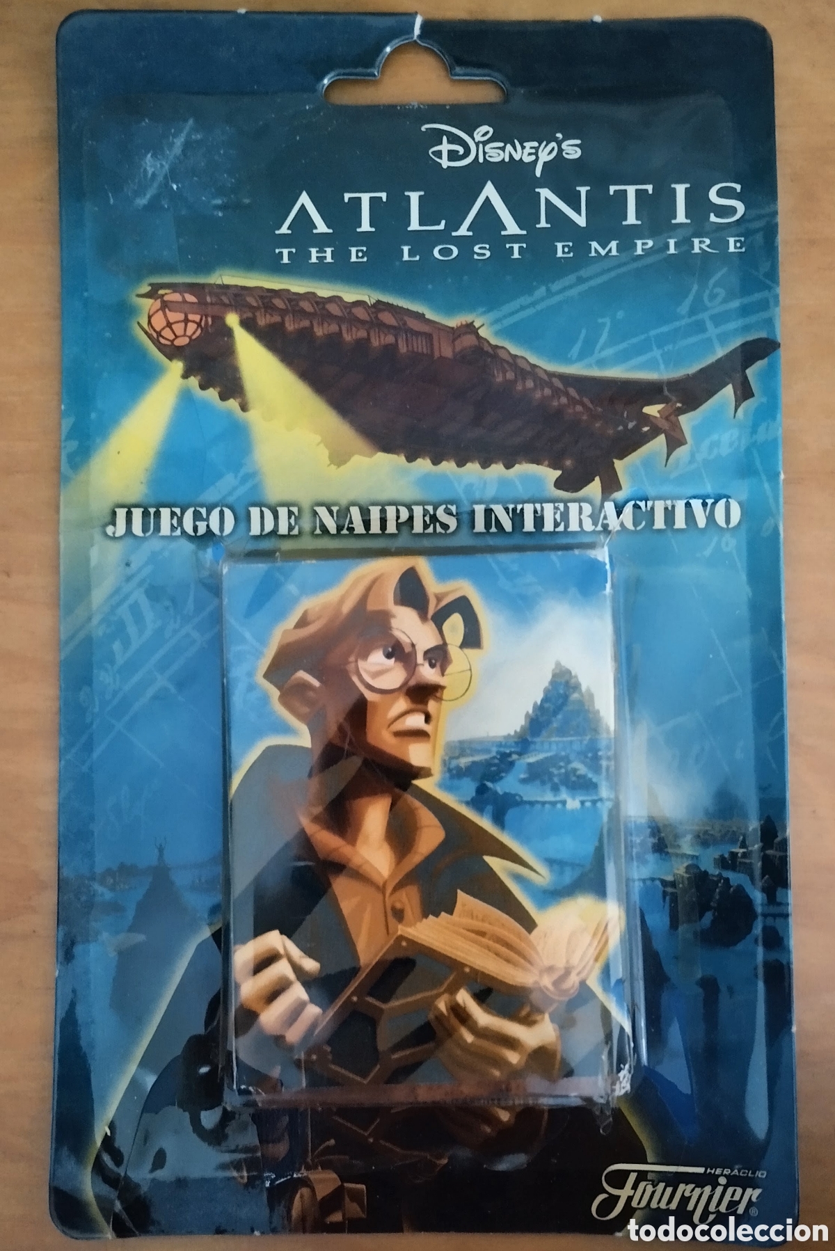 Barajas de cartas: BARAJA COMPLETA ATLANTIS de DISNEY de FOURNIER juego de naipes interactivo 55 CARTAS: SIN ESTRENAR.