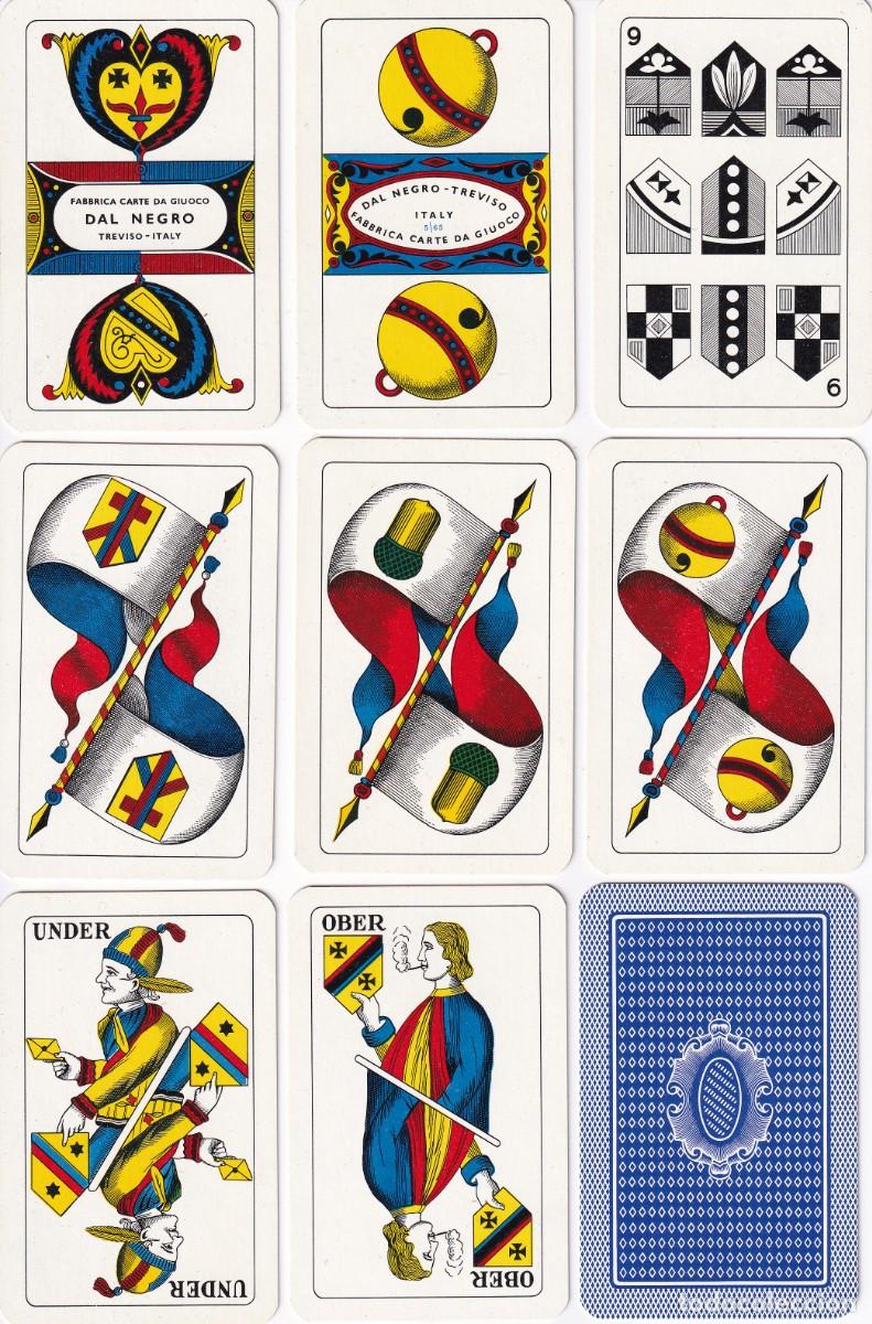 Barajas de cartas: BARAJA DE POKER DE ITALIA DAL NEGRO DE TREVISO