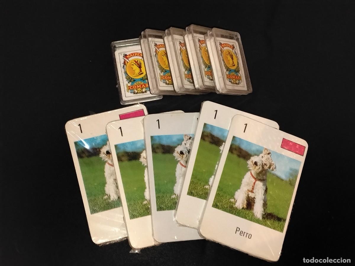 Barajas de cartas: GRAN LOTE DE BARAJAS DE CARTAS NAIPES 5 MINI ESPA&Ntilde;OLAS Y 5 DE ANIMALES