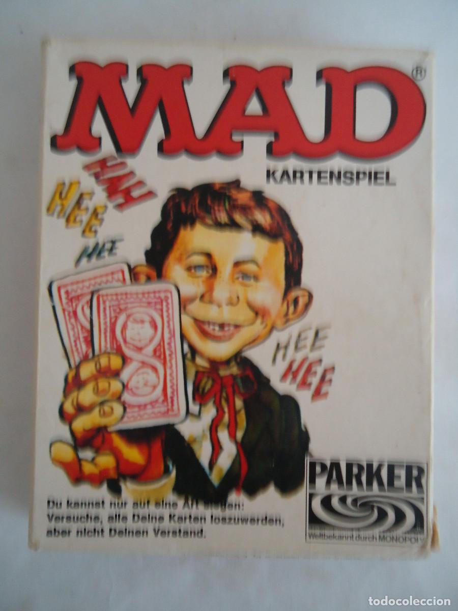 Barajas de cartas: JUEGO DE CARTAS MAD KARTENSPIEL UN JUEGO DE PARKERBROTHERS DEL A&Ntilde;O 1979. -- 25