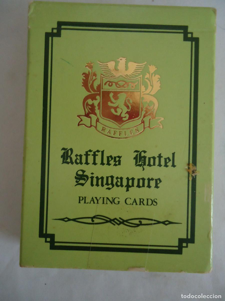 Barajas de cartas: JUEGO DE CARTAS DE POKER DEL HOTEL RAFFLES DE SINGAPUR. -- 25