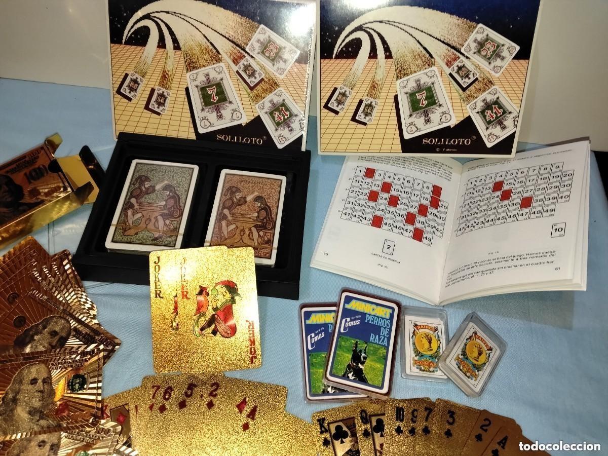 Barajas de cartas: LOTE 7 UND CARTAS NAIPES COMAS (P&Oacute;KER GOLD THE UNITED STATES OF AM&Eacute;RICA)CON CERTIFICADO