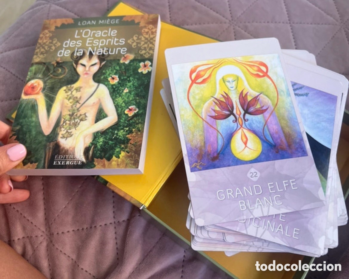 Barajas de cartas: Or&aacute;culo tarot exergue esp&iacute;ritus de la naturaleza con libro