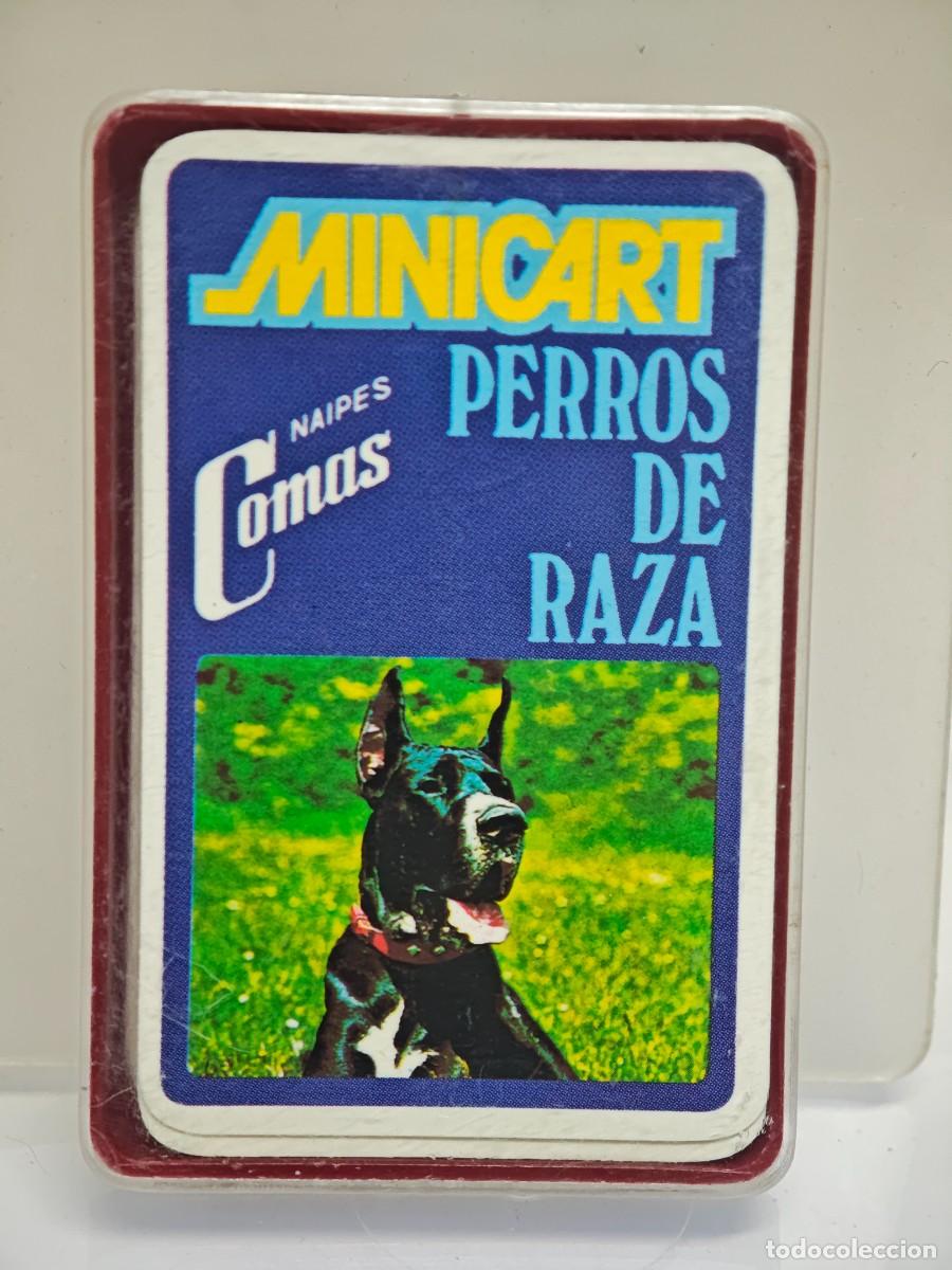 Barajas de cartas: BARAJA MINI MINICART CART PERROS DE RAZA COMAS NUEVA
