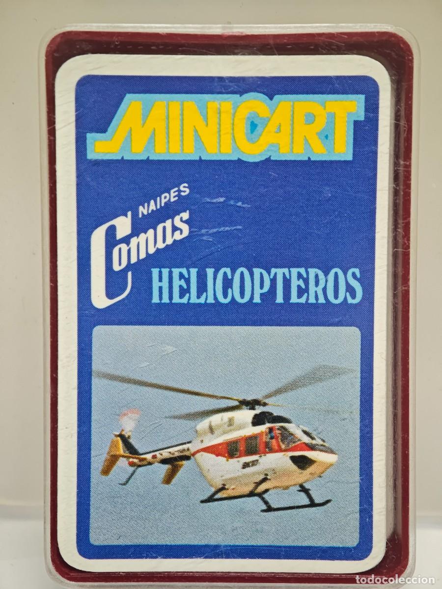 Barajas de cartas: BARAJA MINI MINICART CART HELIC&Oacute;PTEROS COMAS NUEVA