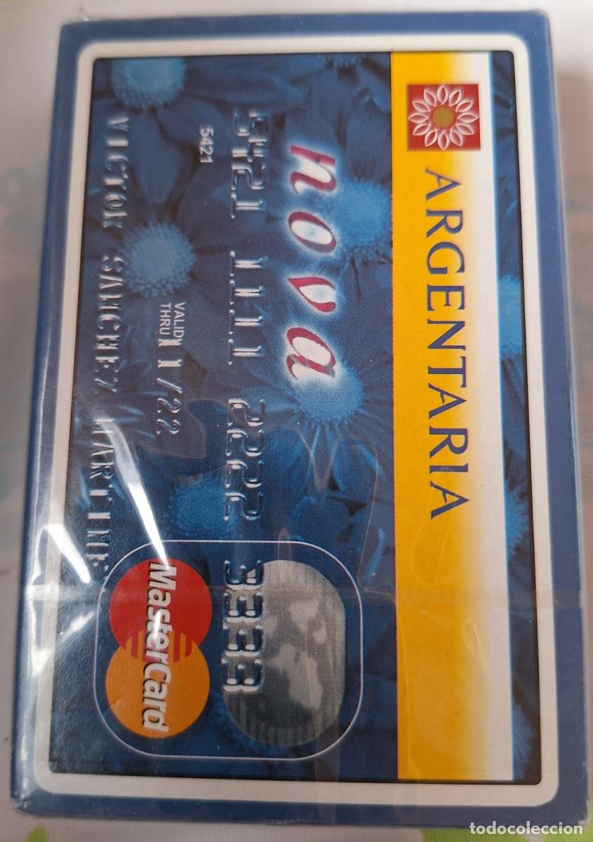 Barajas de cartas: Baraja de cartas espa&ntilde;ola Heraclio Fournier publicidad argentaria nueva y precintada