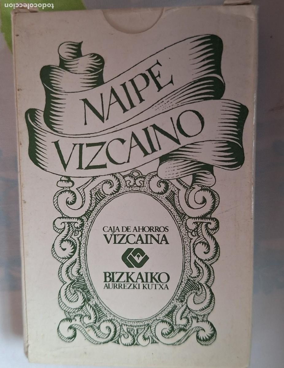 Barajas de cartas: BARAJA DE CARTAS HERACLIO FOURNIER PUBLICIDAD CAJA DE AHORROS VIZCAINA