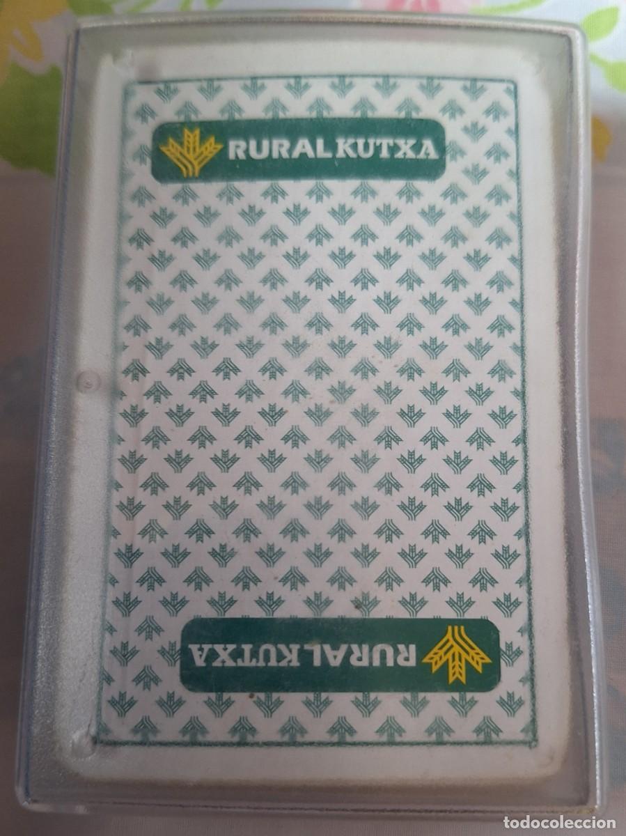 Barajas de cartas: BARAJA DE CARTAS HERACLIO FOURNIER PUBLICIDAD RURAL KUTXA CAJA DE AHORRROS BANCO