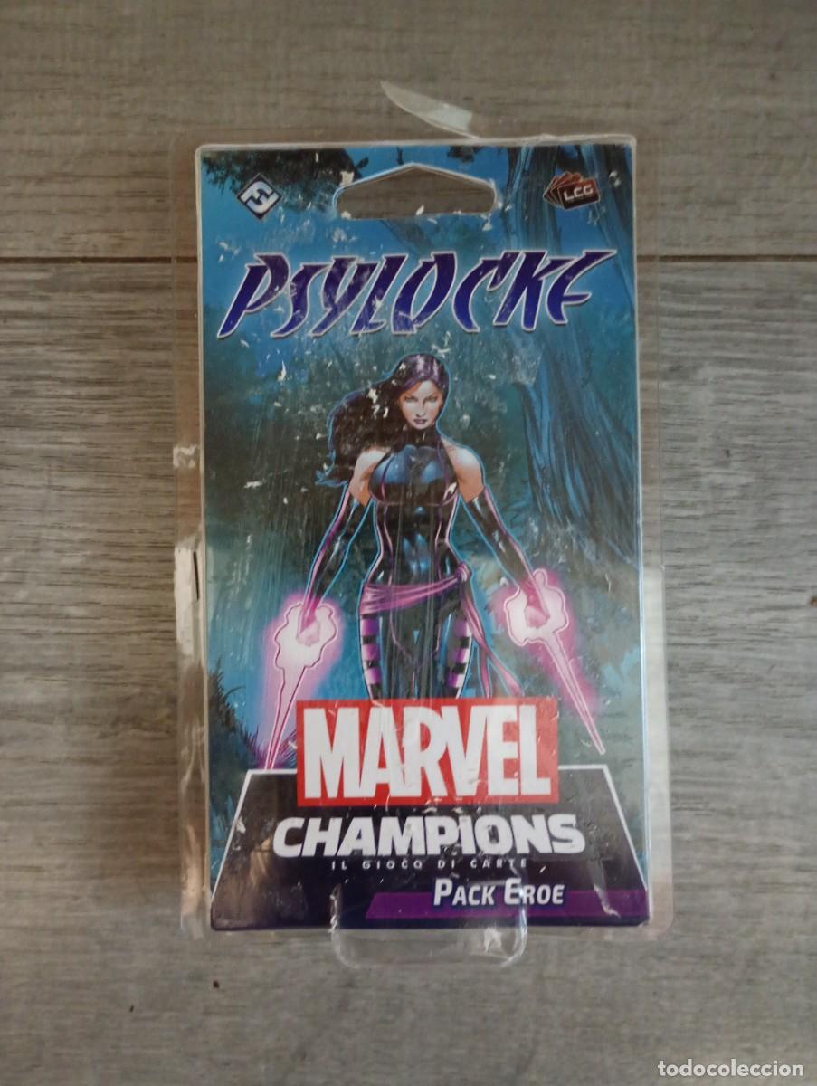 Barajas de cartas: Cartas Marvel Champions Psylocke Pack H&eacute;roe