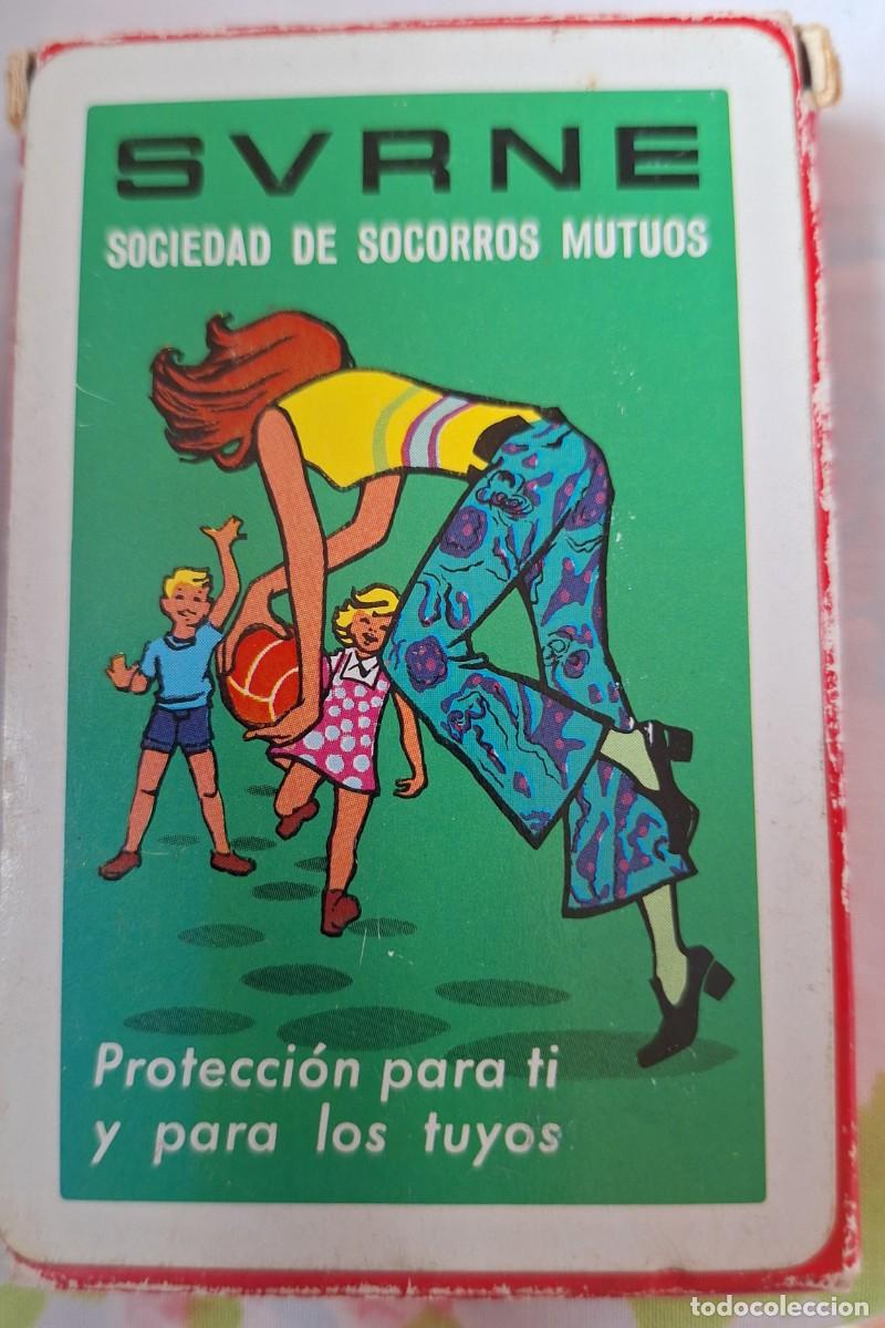 Barajas de cartas: BARAJA DE CARTAS HERACLIO FOURNIER PUBLICIDAD SEGUROS SVRNE Sociedd de Socorros Mutuos