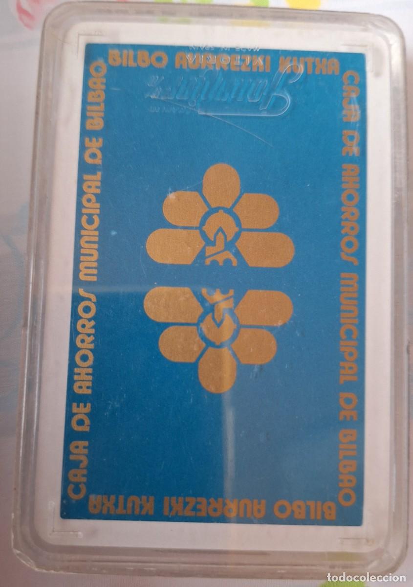 Barajas de cartas: BARAJA DE CARTAS HERACLIO FOURNIER PUBLICIDAD CAJA DE AHORROS MUNICIPAL DE BILBAO CAJA PLASTICO