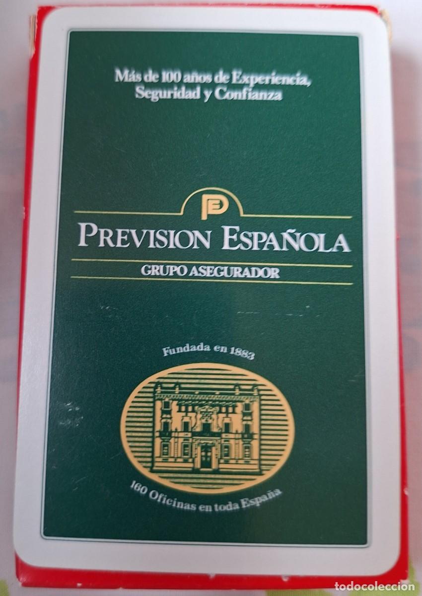 Barajas de cartas: BARAJA DE CARTAS ESPA&Ntilde;OLA (FOURNIER) PUBLICIDAD DE SEGUROS PREVISION ESPA&Ntilde;OLA