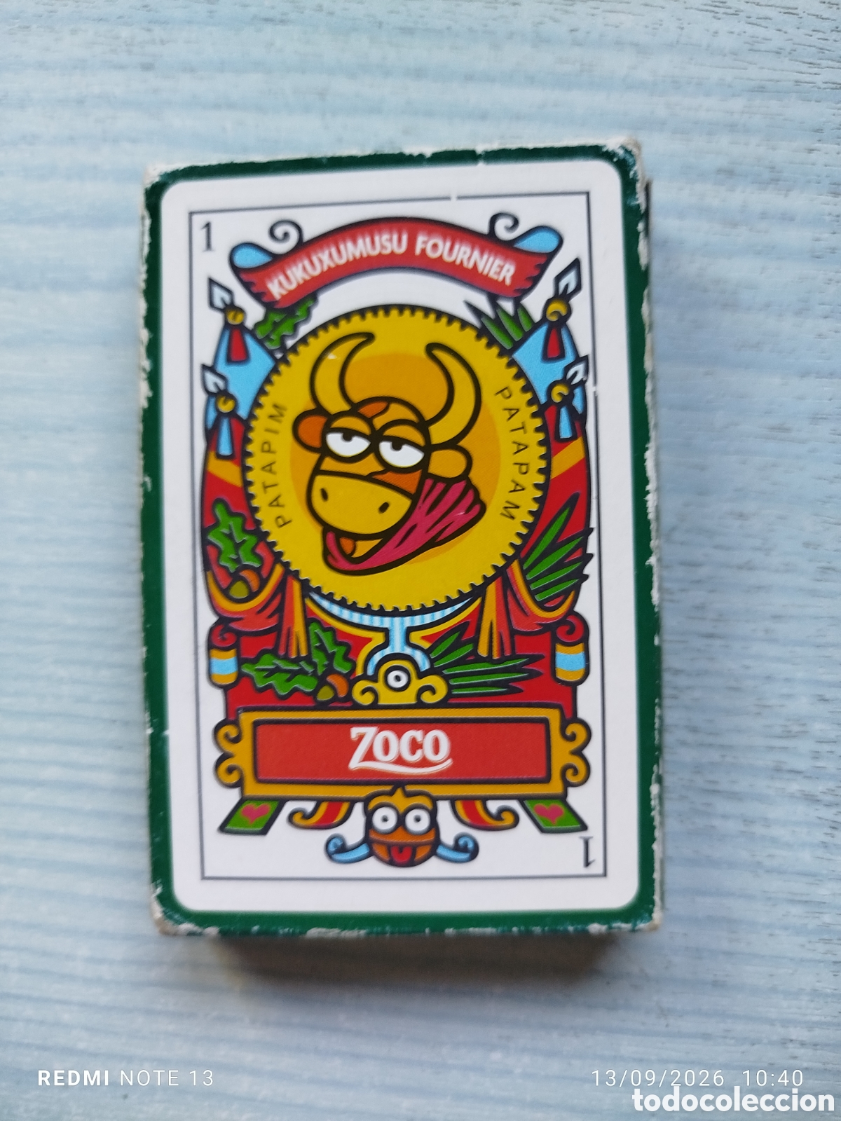 Barajas de cartas: Baraja fournier zoci kukuxumusu
