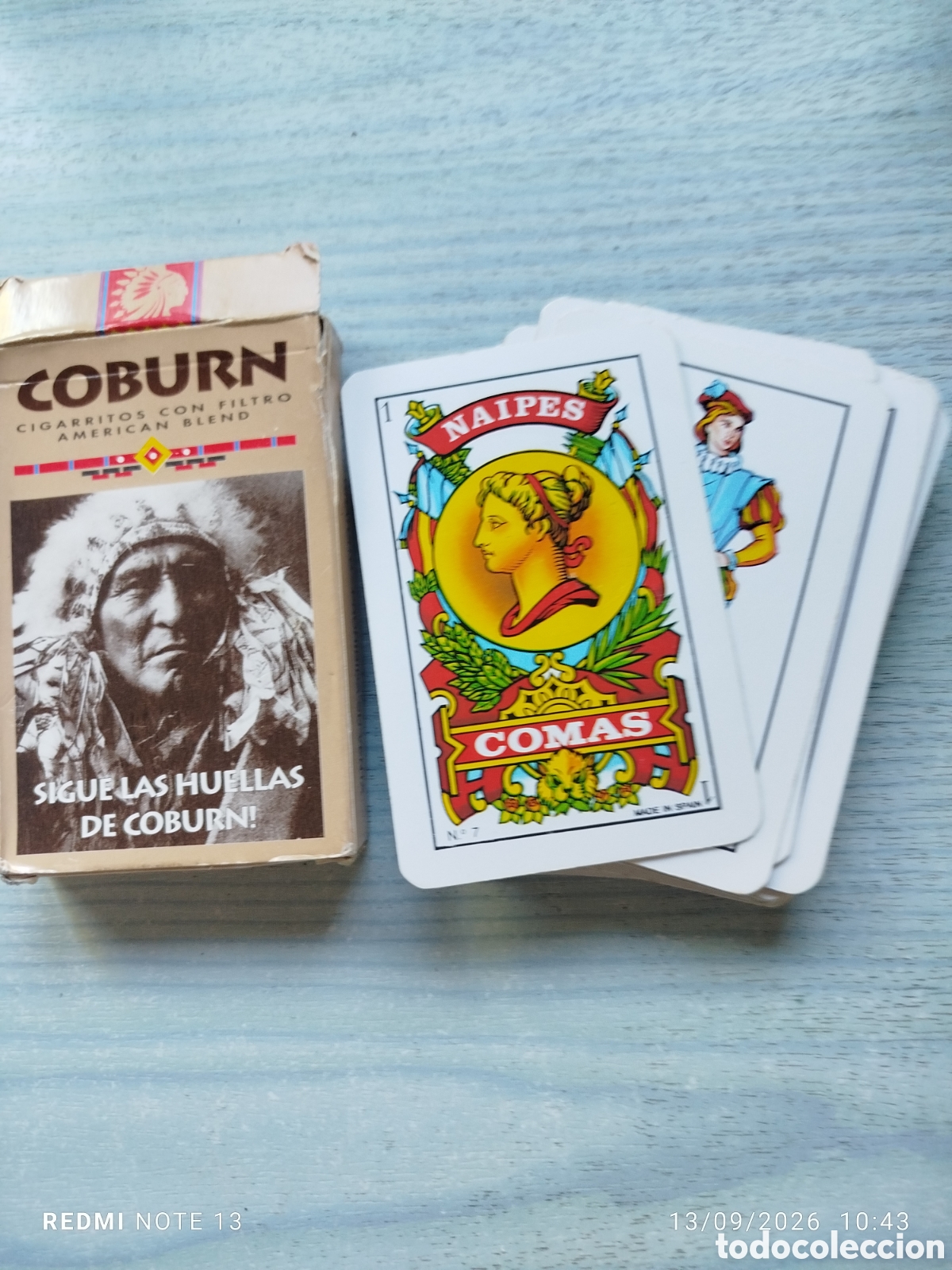 Barajas de cartas: Baraja comas coburn tabaco...