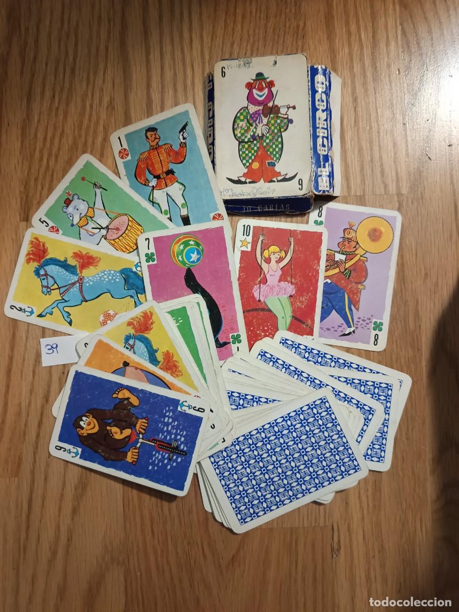 Barajas de cartas: baraja vintage cartas Heraclio Fournier El Circo