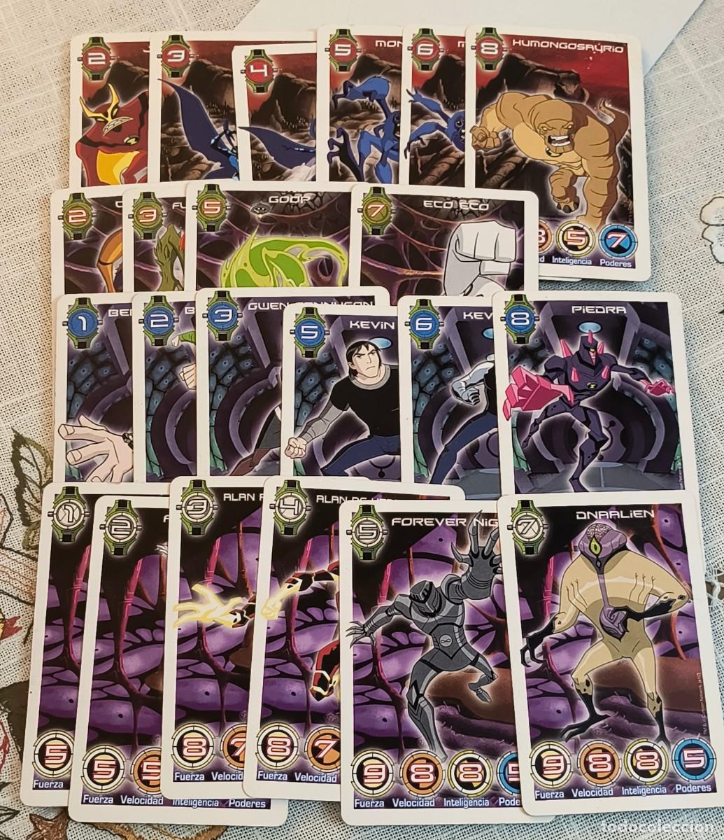 Barajas de cartas: CARTAS - BEN 10 ALIEN FORCE - INCOMPLETA
