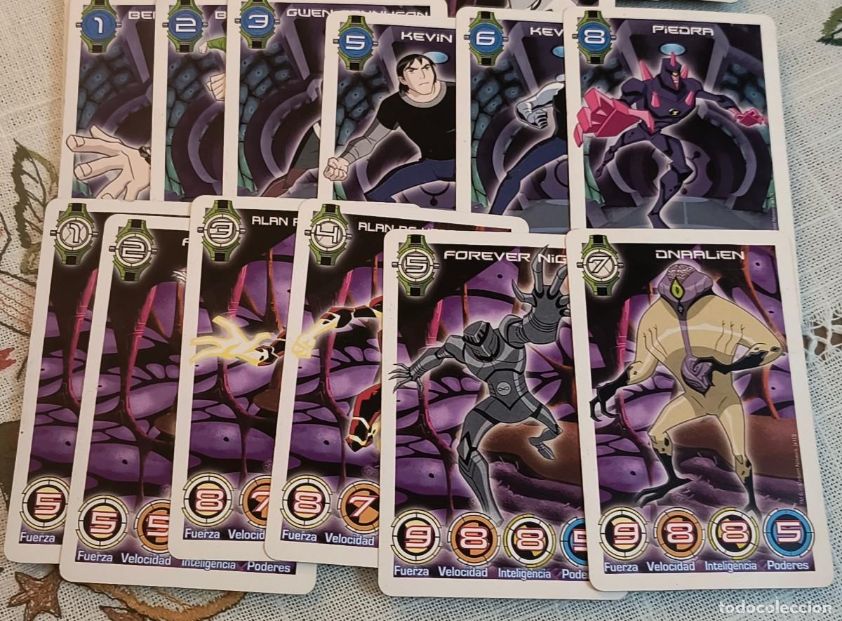 Barajas de cartas: CARTAS - BEN 10 ALIEN FORCE - INCOMPLETA - Foto 3