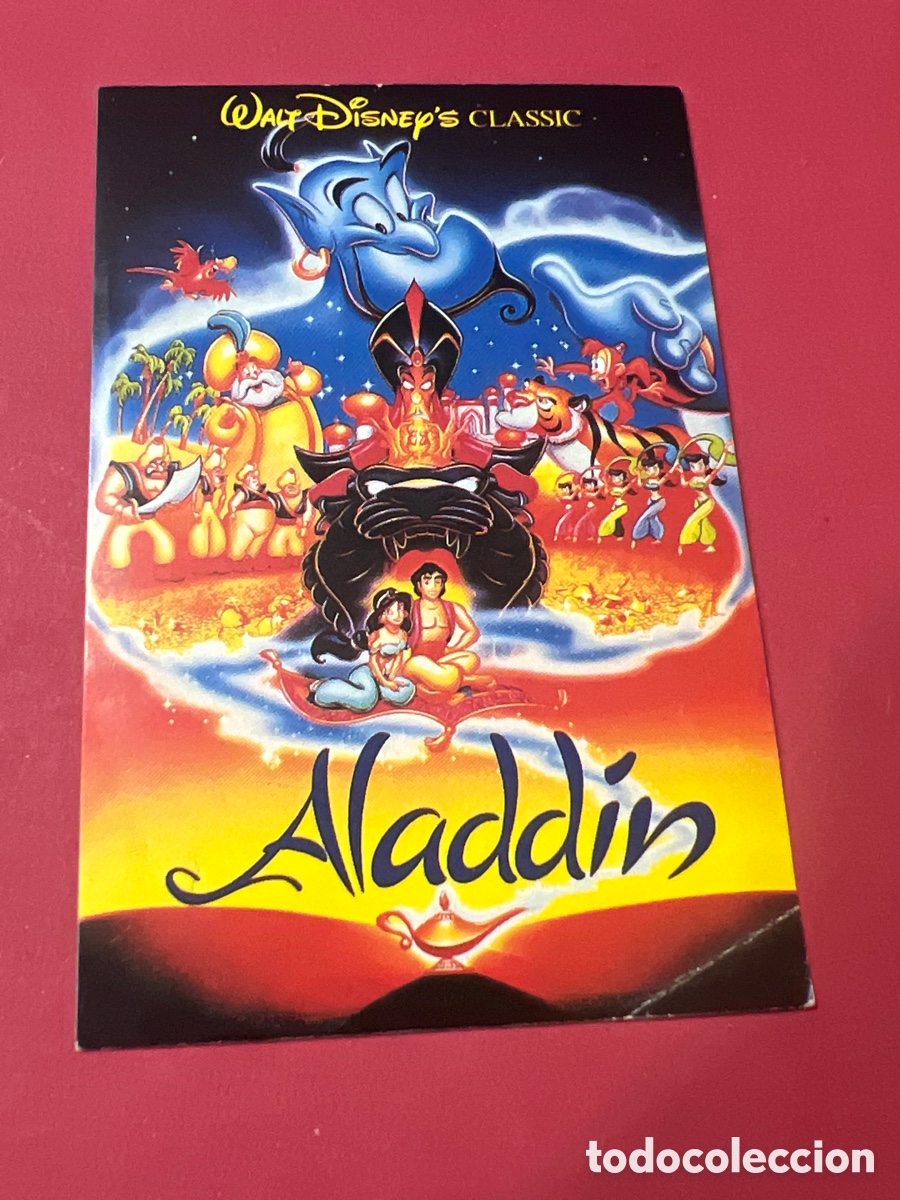 Barajas de cartas: C1674. CARTA WALT DISNEY - ALADDIN - FOURNIER JUEGOS NAIPES INFANTILES