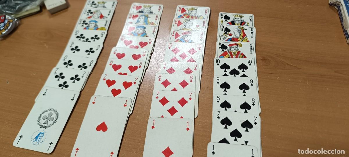 Barajas de cartas: ANTIGUA BARAJA JUEGO DE 32 CARTAS ANTIGUAS FRANCESAS DE LICOR PASTIS MURAZ, OFFERT PAR LA GAULOISE