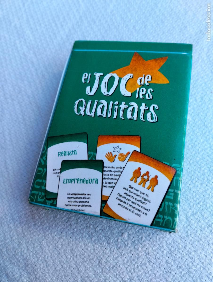 Barajas de cartas: El joc de les qualitats un joc pensat per parlar i reflexionar sobre les qualitats juego cartas cat