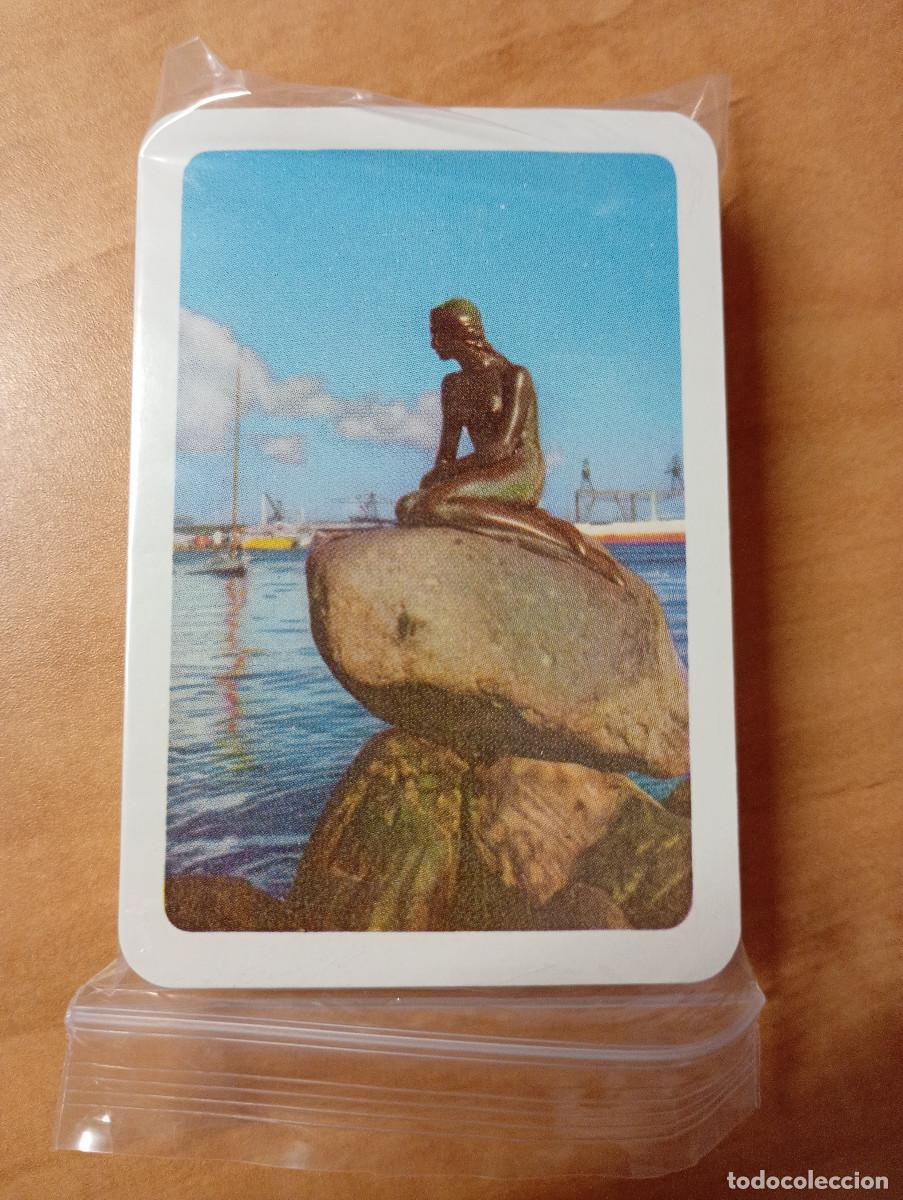 Barajas de cartas: Antigua baraja cartas de Copenhague Dinamarca ilustrada. Como nueva