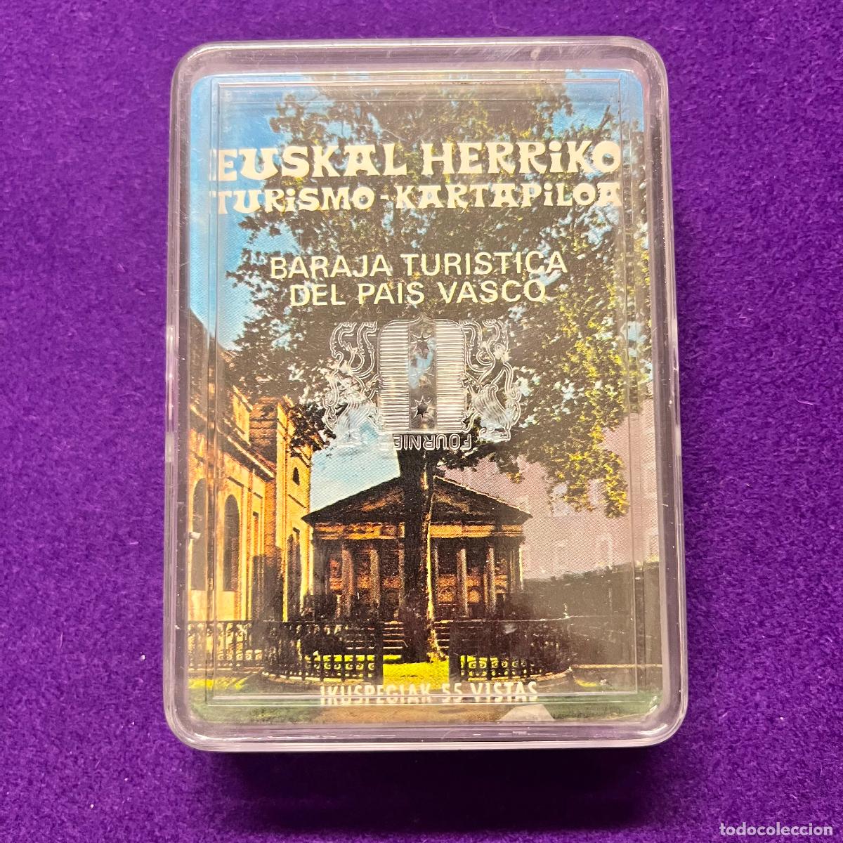 Barajas de cartas: BARAJA FOURNIER TURISTICA (VASCA) DEL PAIS VASCO. POKER ESPA&Ntilde;OL. CON TIMBRE. PRECINTADA, 1979