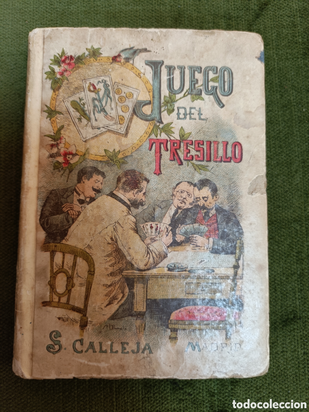 Barajas de cartas: NUEVO MANUAL DEL JUEGO DEL TRESILLO 15 EDICI&Oacute;N SATURNINO CALLEJA MADRID 8x12 CMS