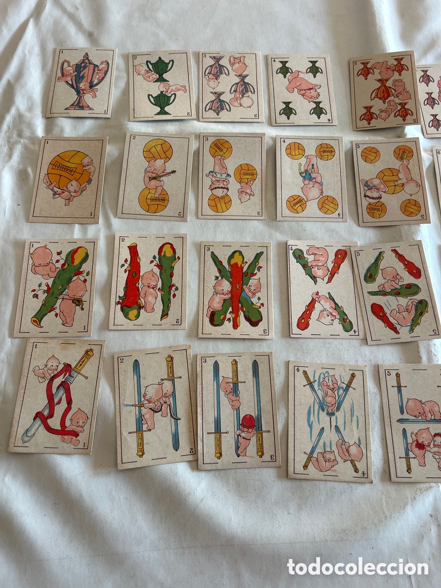 Barajas de cartas: Baraja cartas Infantiles.Queviures i despulles de Joan Barallat