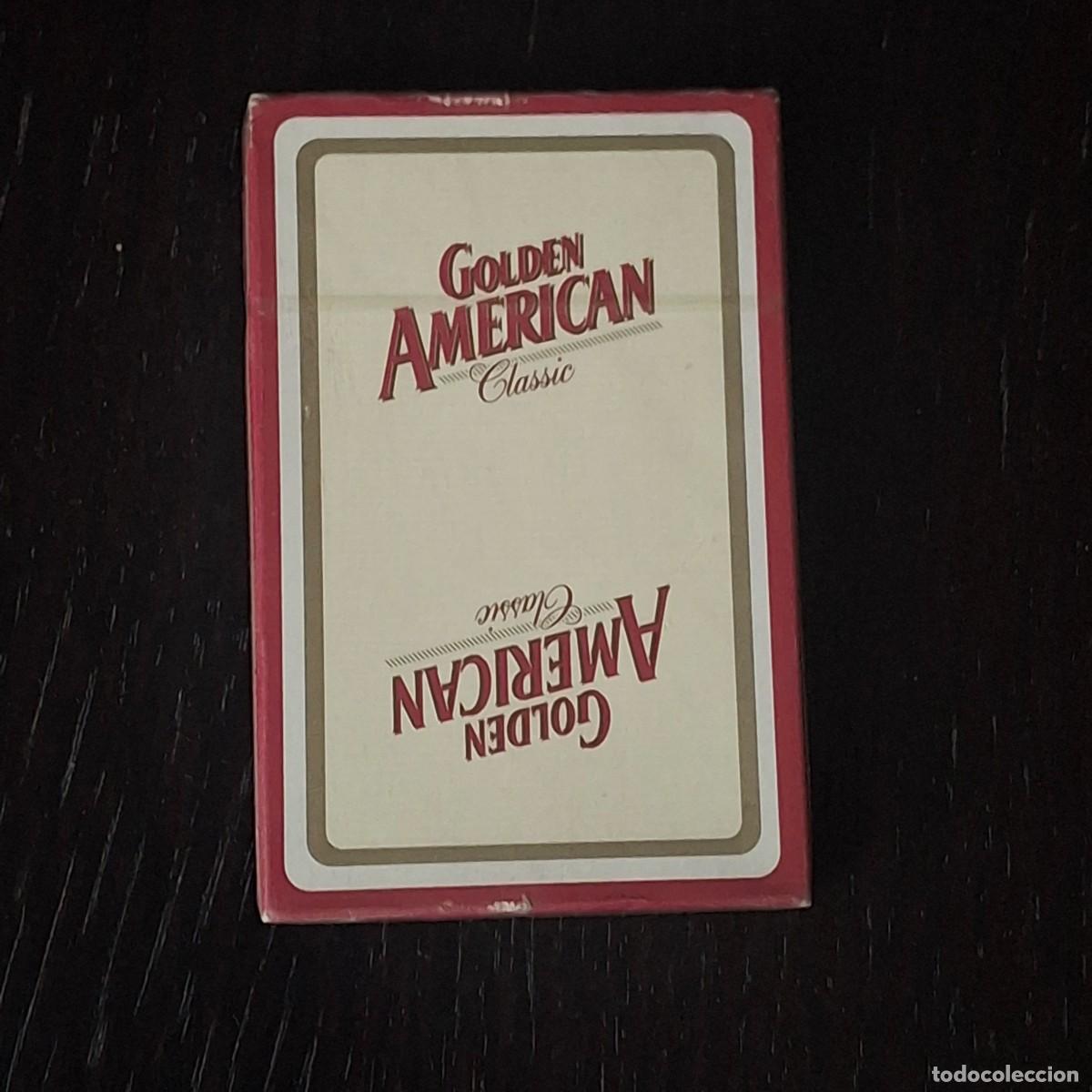Barajas de cartas: BARAJA NAIPES FOURNIER ESPA&Ntilde;OLA NAIPE ESPA&Ntilde;OL PUBLICIDAD COLDEN AMERICAN CLASSIC TABACO - PRECINTADA