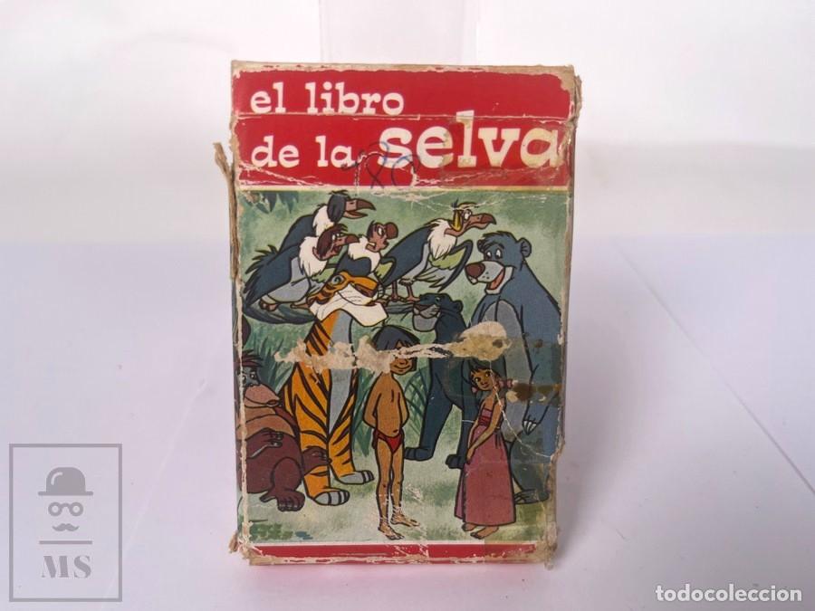 Barajas de cartas: Baraja de Cartas - El Libro de la Selva / Walt Disney - Fournier - Completa - A&ntilde;o 1968